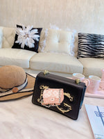 M-Handbag D.G Women Evening Envelope Handbag Party Prom Clutch Purse Shoulder Cross Body Bag 21-14cm