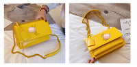 L-package 22-14-10cm Women Purse Clutch Small Crossbody Shoulder Bag with Chain Strap