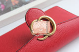 A-accessories GUCCI  NO.400586 19-6-3cm Women Wallet Leather Bifold Long Ladies Card Holder Organizer Ladies Clutch