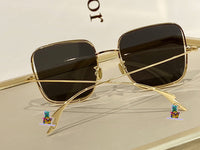 S-sunglasses Dior Anti-blue Light Men Computer Eyeglasses Double Frame For stellaire3 Fashion Square Metal Glasses For Stellaire3 Frame Classic Women Myopia Optics Eye Glasses Retro Eyeglass Big Square Flat Mirror Female