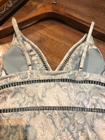 D-clothing Zimmermann Women's Ruffled One Piece Swimsuit Solid Adjustable Strap Bathing Suits Swimwear