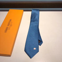 A-accessories Louis Vuitton Men's Cotton Solid Stripe Skinny Tie Slim Necktie For Wedding Party