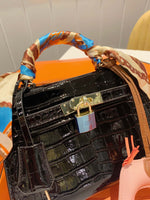M-Handbag Hermès 20cm Women's Handbags Purses Small Tote Shoulder Bag Top Handle Satchel Bag for Work