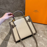 M-Handbag Hermès 28-23cm Womens Soft Leather Purses and Handbags Crossbody Bags Multifunctional Shoulder Bag Satchels for Women