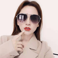 S-sunglasses Louis Vuitton High Qulity women's Round Metal Sunglasses Shades For Z1618E Female Ladies Brown Eyewear Women's Polarized Square Sunglasses Oversized Black Shades Flat Lens Male Female Fashion Driving Glasses