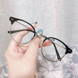 S-sunglasses 2021 Gentle Anti Radiation Glasses For Alio With White Round Case Retro Round Glasses Frame Anti Blue Light Eyeglasses Round Oversized Antiradition Replaceable Lens in Full Metal Frame Computer Eyewear for Women and Men