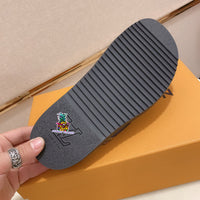 S-shoe Louis Vuitton Women Sandals Summer New Thick Heel Platform Sole Shoes Female Summer Flat Casual Shoes Fashion Sports Beach Women's Slippers Heels Women Platform Sandals Female Thick Bottom Shoes Wedge with Open Toe