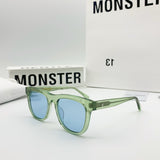 S-sunglasses New Gentle Monster man or Women eyeware Cat Eye Mirrored Flat Lenses Street Fashion Metal Frame Women Sunglasses For W BACK 01
