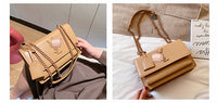 L-package 22-14-10cm Women Purse Clutch Small Crossbody Shoulder Bag with Chain Strap