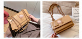 L-package 22-14-10cm Women Purse Clutch Small Crossbody Shoulder Bag with Chain Strap