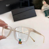 S-sunglasses New Dior CD0362 Women's Plastic Brown Half Frame Eyeglass Frames Glasses