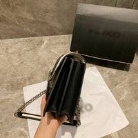 M-Handbag P.i.n.k.o 27-17cm Chain Shoulder Swallows Bag Messager Genuine Leather Cross-body Handbags