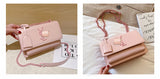 L-package 22-14-10cm Women Purse Clutch Small Crossbody Shoulder Bag with Chain Strap