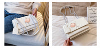 L-package 22-14-10cm Women Purse Clutch Small Crossbody Shoulder Bag with Chain Strap