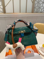 M-Handbag Hermès 20cm Women's Handbags Purses Small Tote Shoulder Bag Top Handle Satchel Bag for Work