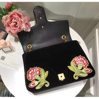H-bag GUCCI Marmont 443496 Cross-body bag for women Handbag Leather Designer Fashion Single Shoulder Messager Bags