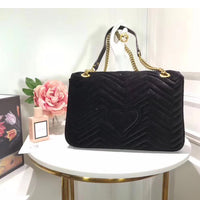 H-bag GUCCI Marmont 443496 Cross-body bag for women Handbag Leather Designer Fashion Single Shoulder Messager Bags