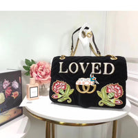 H-bag GUCCI Marmont 443496 Cross-body bag for women Handbag Leather Designer Fashion Single Shoulder Messager Bags