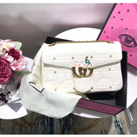 H-bag GUCCI Marmont 443496 Cross-body bag for women Handbag Leather Designer Fashion Single Shoulder Messager Bags