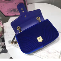 H-bag GUCCI Marmont 446744a Cross-body Bag for Womens Handbag Designer Fashion Single Shoulder Messager Bags-purple