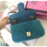 H-bag GUCCI Marmont 446744a Cross-body Bag for Womens Handbag Designer Fashion Single Shoulder Messager Bags-purple