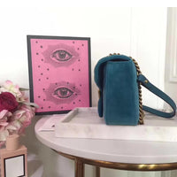 H-bag GUCCI Marmont 446744a Cross-body Bag for Womens Handbag Designer Fashion Single Shoulder Messager Bags-purple