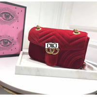 H-bag GUCCI Marmont 446744a Cross-body Bag for Womens Handbag Designer Fashion Single Shoulder Messager Bags-purple