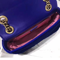 H-bag GUCCI Marmont 446744a Cross-body Bag for Womens Handbag Designer Fashion Single Shoulder Messager Bags-purple