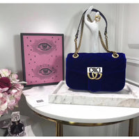 H-bag GUCCI Marmont 446744a Cross-body Bag for Womens Handbag Designer Fashion Single Shoulder Messager Bags-purple