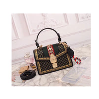 H-bag GUCCI Sylvie 470270 Women Handbag Leather Shoulder bag Cross-body bag