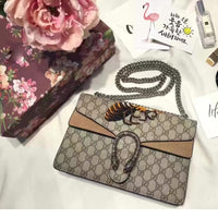 H-bag GUCCI  Dionysus 400249D Cross-body Bag for Womens Handbag Designer Fashion Single Shoulder Messager Bags
