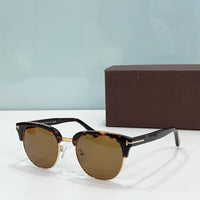 Sunglasses Luxury Brand Tom For Women Sunglasses 2023 TF805-K Famous Brand Luxury Designer Round Accetate Popular Shades