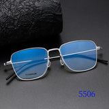 Men's Glasses Frame Denmark Linde 5506 Titanium No Screw Korea High Quality Glasses Frames  Handmade Ultra-light Business S