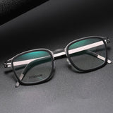 Optical Lenses Square Denmark Linde 9912 Titanium No Screw Korea Glasses Frames Optical Ultra-light Business