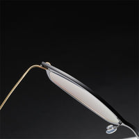 Eyeglass Frame 6512 Square Denmark Titanium No Screw Korea Glasses Frames Optical Ultra-light Business Optical Lenses For Men
