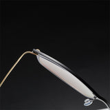 Eyeglass Frame 6512 Square Denmark Titanium No Screw Korea Glasses Frames Optical Ultra-light Business Optical Lenses For Men