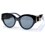 New Fashion Sunglasses Female Oversized Luxury Cat's Eye Sun Glasses High-End Designer Ladies Eyeglasses