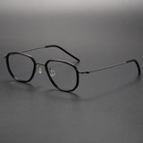 Eye Glasses For Men 5505A Round Denmark Titanium No Screw Korea Glasses Frames Optical Ultra-light Business Reading Ｇlasses