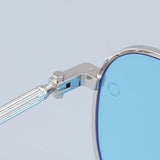 Pure Titanium Oval Gold Original Qaulity Sunglasses Uv400 Men Fashion Exquisite Eyeglasses Double Bridge Big Face Eyeglasses