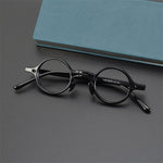F2058 Men Women Retro Frame Glasses Round Acetate  For Men and Women myopia computer prescription glasses  artistic personality