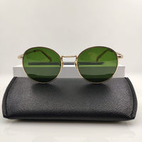 2023 New Round Sunglasses For Women Party Glass Lenses Summer Aesthetic Girl Ladies Futuristic Brand Designer For SUN GLASSES