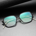 Spectacles For Men Denmark Linde 6621 Titanium No Screw Korea Suqare Glasses Frames Optical Ultra-light Business Frame
