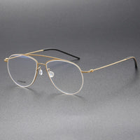 Eyeglass frames For Men 5507 Denmark Titanium No Screw Korea Glasses Frames Optical Ultra-light Business Lense