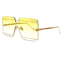 Brand Sunglasses Rimless Sun Glasses High Quality Summer Driving Women  Design Glasses Female Eyewear Oculos De Sol