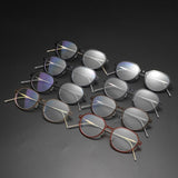 Glasses Frame Round Denmark Linde 6582 Titanium No Screw Korea Glasses Frames Optical Ultra-light Business