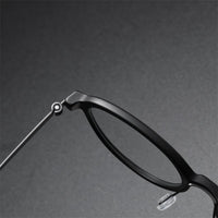 Eyeglasses Men 1176  Round Denmark Titanium No Screw Korea Glasses Frames Optical Ultra-light Business Reading Glasess For Men
