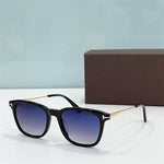 Sunglasses Luxury Brand 2023 Women's Sunglasses Tom For Retro Acetate Titanium Square Sungalsses FT0652 Men's Sunglasses