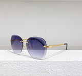 2022 New Pilot Ladies Sunglasses Titanium Alloy Frame Fashion Trend Sunglasses UV400