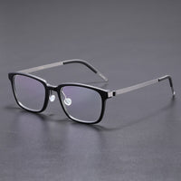 Titanium Glasses Frame Men 1231 Denmark Titanium No Screw Korea Glasses Frames Optical Ultra-light Business Men's Reading Glasse