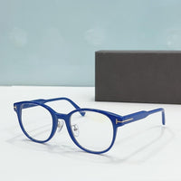 Eyeglass Frames Tom For Optical Lenses For Women FT5865 Round Acetate Glasses For Men Women's Eyeglass Frame With Original Case